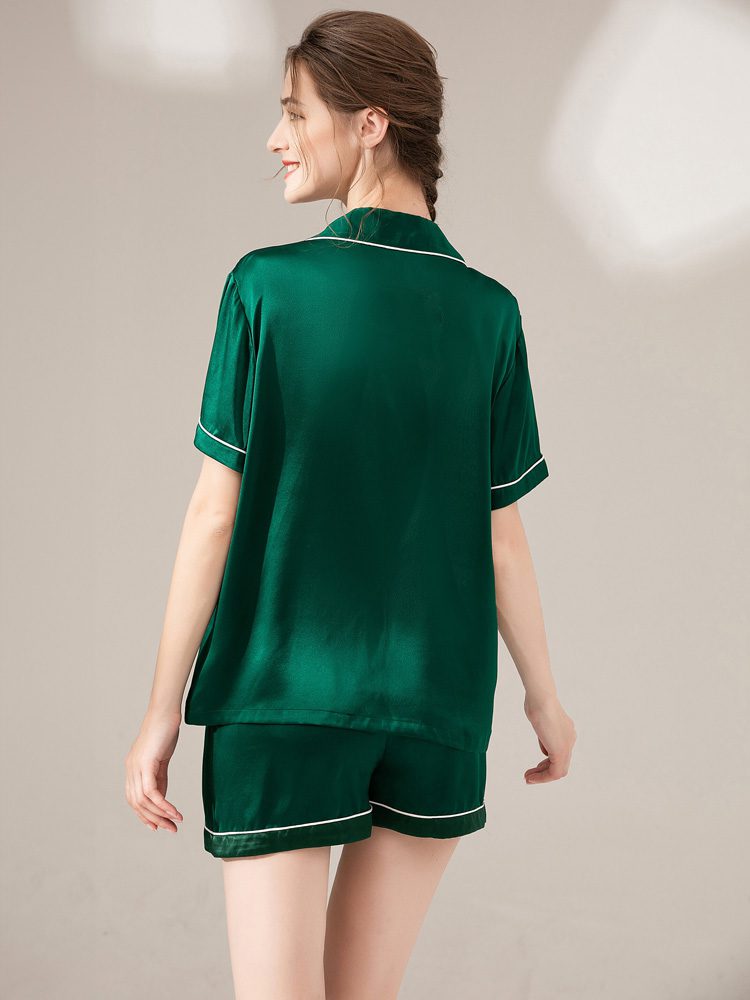 Custom silk pjs womens 100 silk pajamas - Image 4