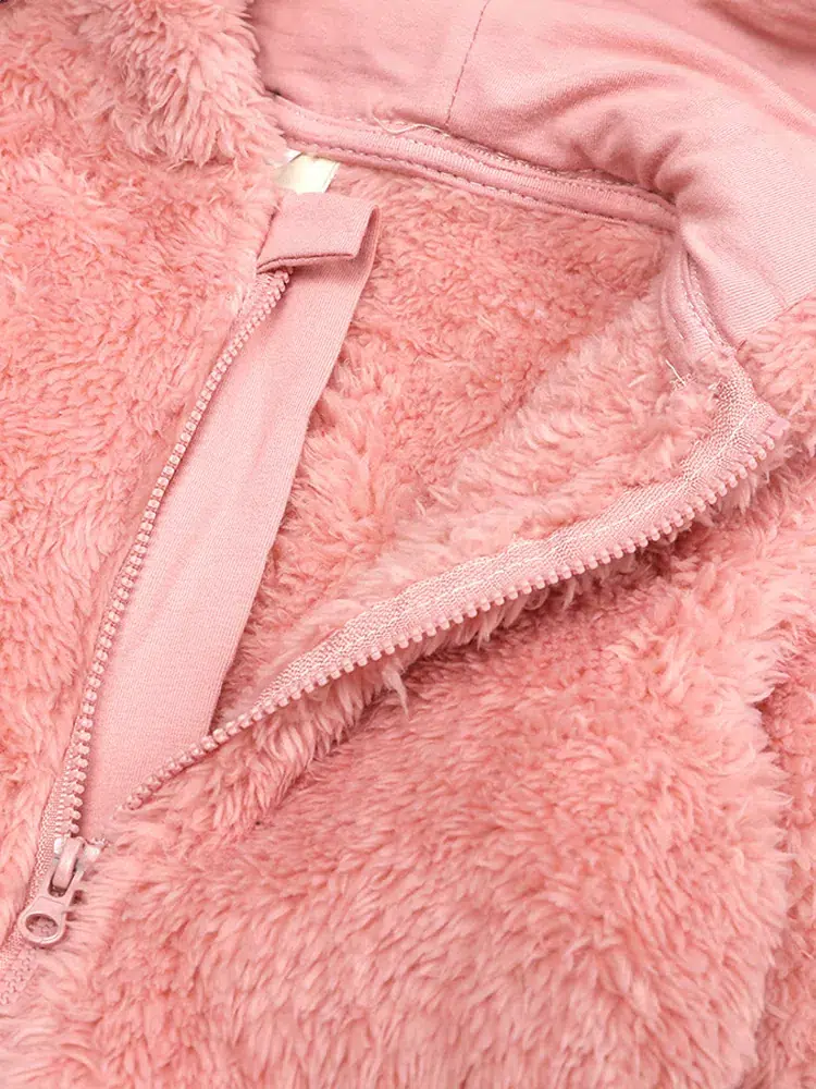 Custom fluffy bear onesie zipper bear fluffy onesie - Image 3