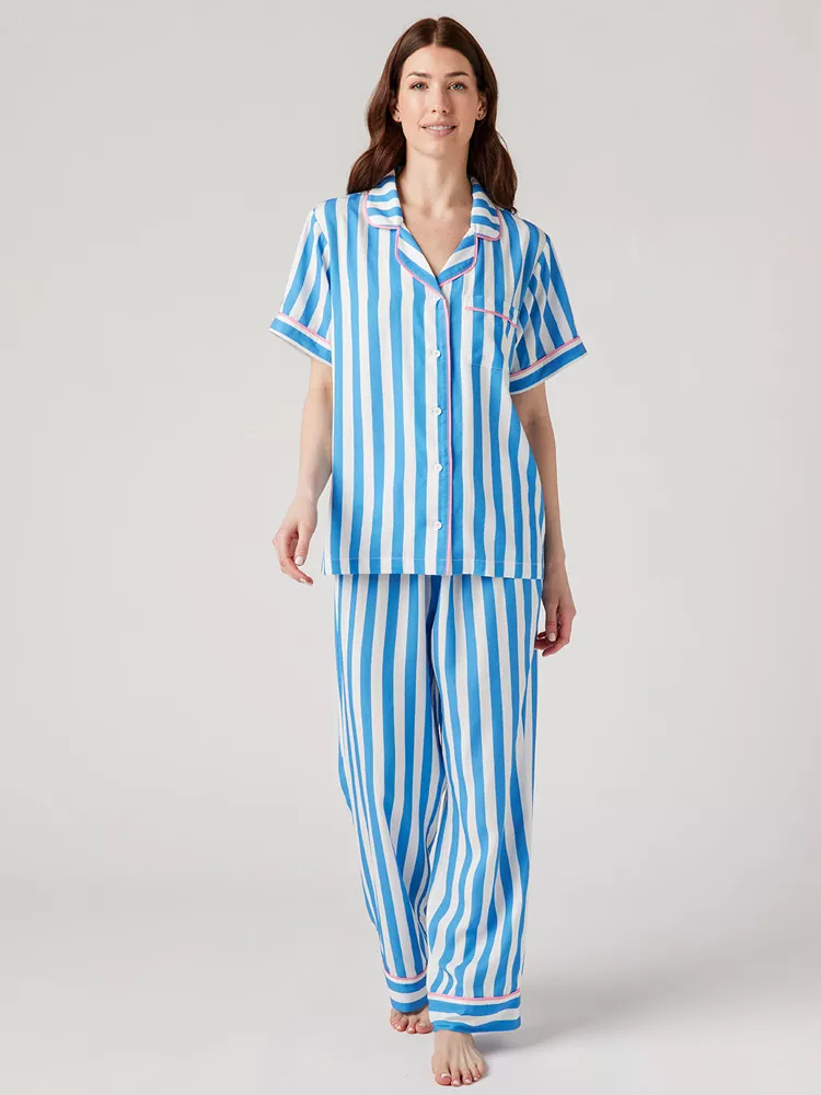 blue-and-white-striped-pajamas