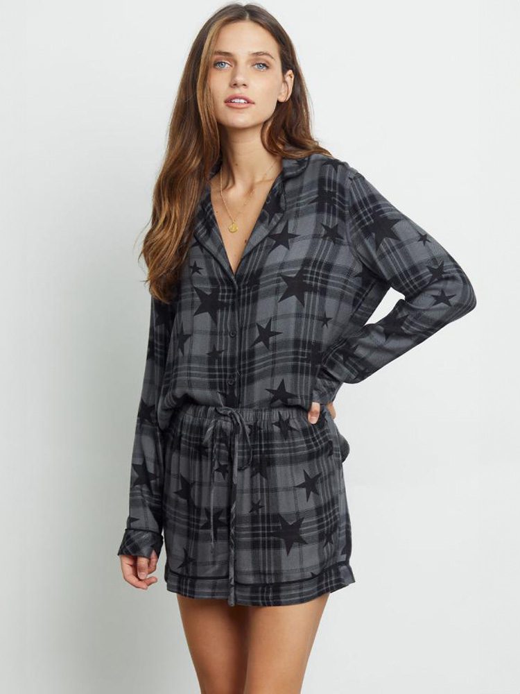 Womens Cozy Fleece Pajama Set
