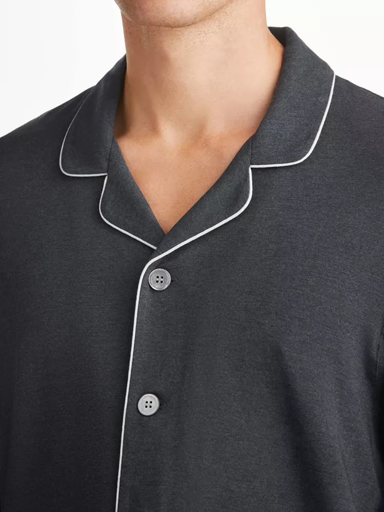 Custom mens pyjamas long sleeve pyjamas cotton men - Image 3