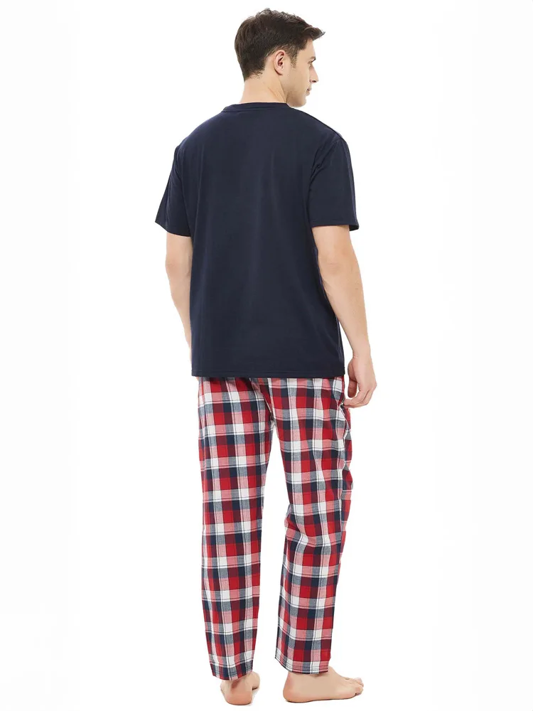 Custom plush pajama pants cotton men’s pajama pants - Image 4