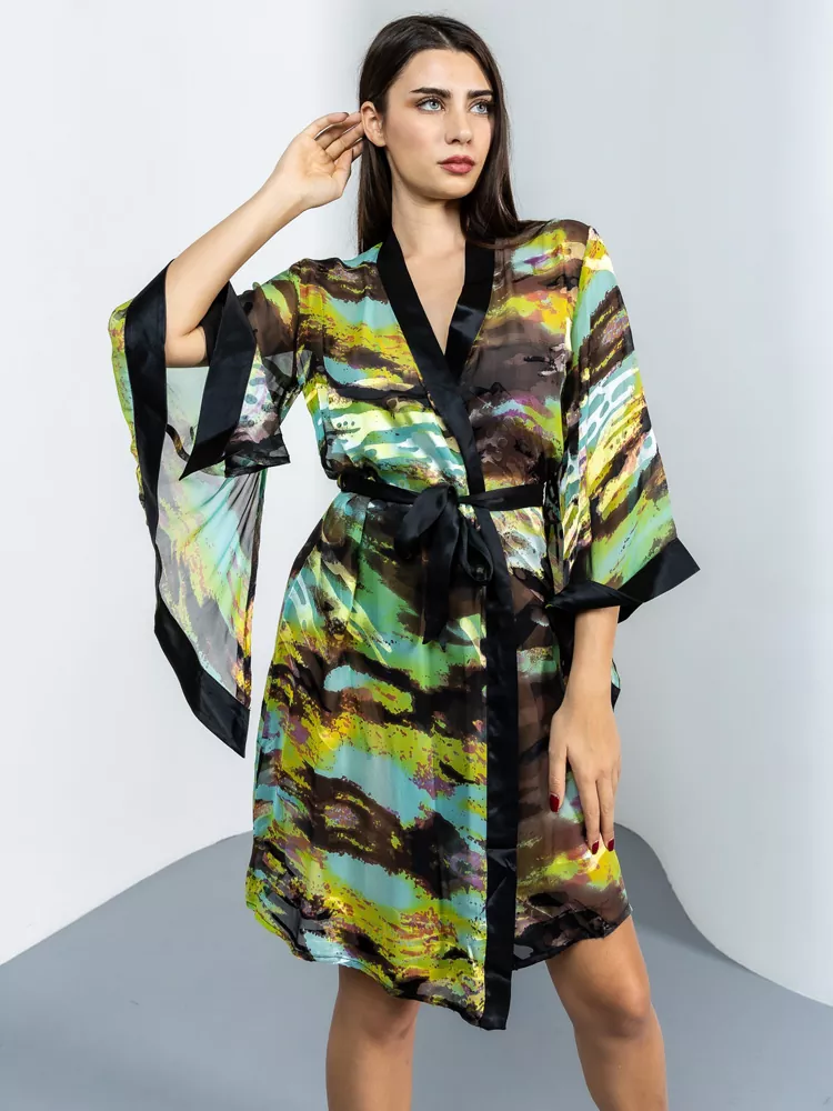 patterned-robe