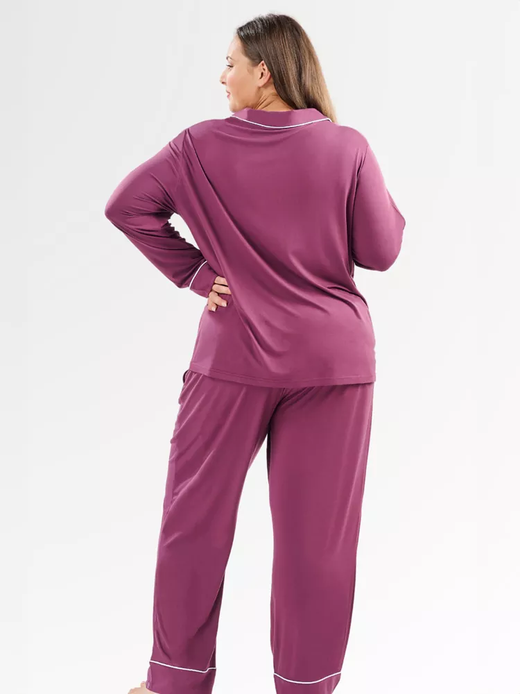 Personalised plus size pj set women’s plus size jammies - Image 3