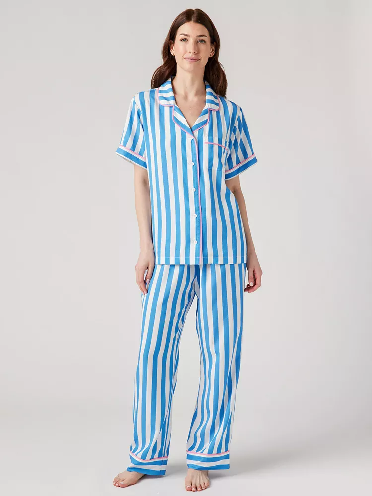blue-and-white-striped-pajamas