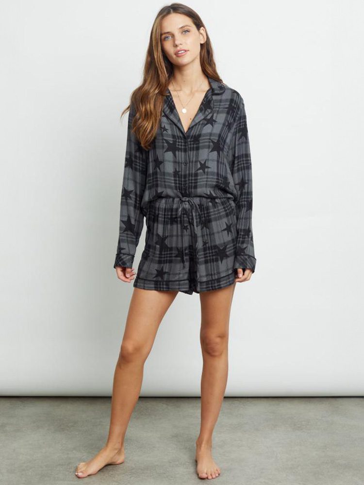 Womens Cozy Fleece Pajama Set - Image 4