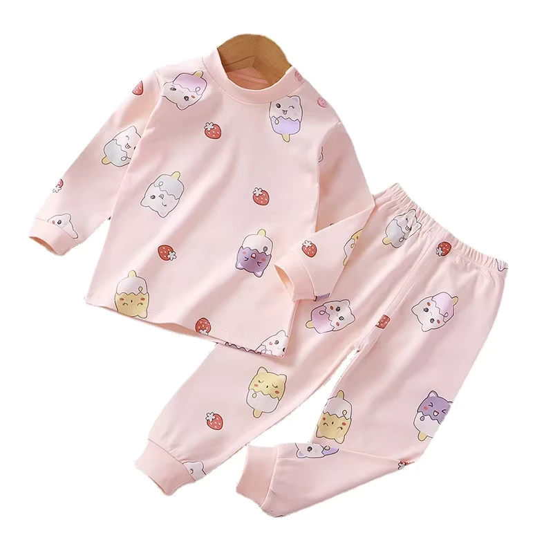 CHINEE 100% Cotton Baby Pajamas Unisex Kids Clothing Sets