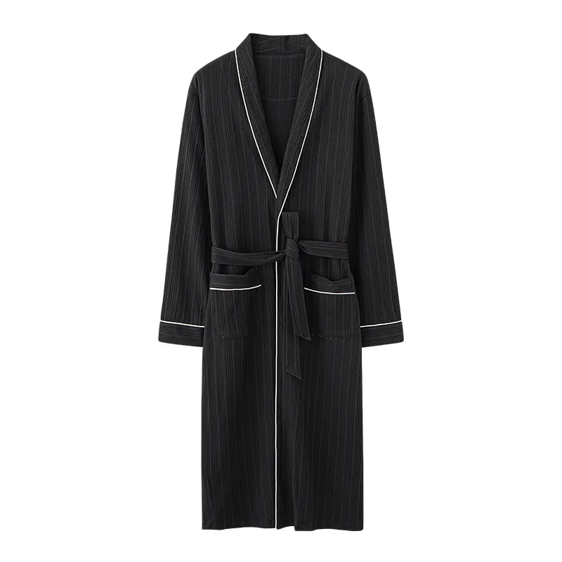 CHINEE 100% Cotton Bathrobes for Men and Ladies Quick Dry Luxury Hotel Spa Robe with Embroidered Technique for Home Use