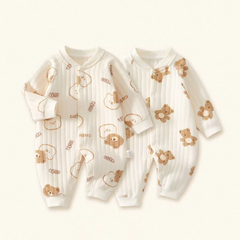 CHINEE 100% Cotton Kids Clothing Long Sleeve Baby Pajamas Home Clothes Baby Clothing Sets
