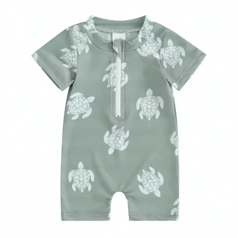 CHINEE-100-Cotton-Soft-Baby-Girls-One-Piece-Pajamas-Newborns-Button-Closure-Custom-Printed