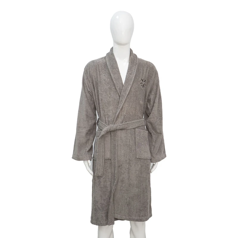 CHINEE 100% Cotton Terry Home Bathrobe High Quality Cotton Bath Robe for Men & Women with Custom Logo