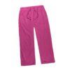 CHINEE 100% Polyester Women's Pajama Pants Girls Casual Comfy Loose Trousers Soft Touch Breathable Mid Waist