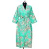 CHINEE 100% Pure Indian Cotton Thin Hand Printed Japanese Women's Kimono Robe