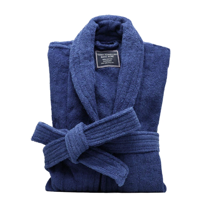 CHINEE 100% Turkish Cotton Bathrobe for Women and Men Absorbent Unisex Hotel Bathrobe Terry Cotton with Customized Logo