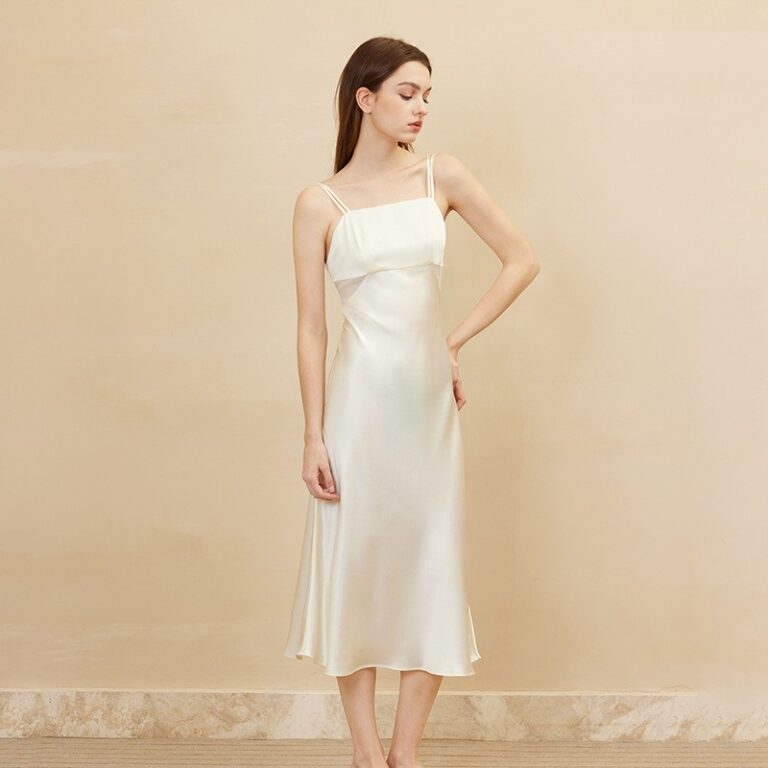 CHINEE-19mm-Silk-Night-Dress-Sexy-Dress-100-Mulberry-Luxury-Pure-Silk-Nightgowns-Silk-Dress-for-Women