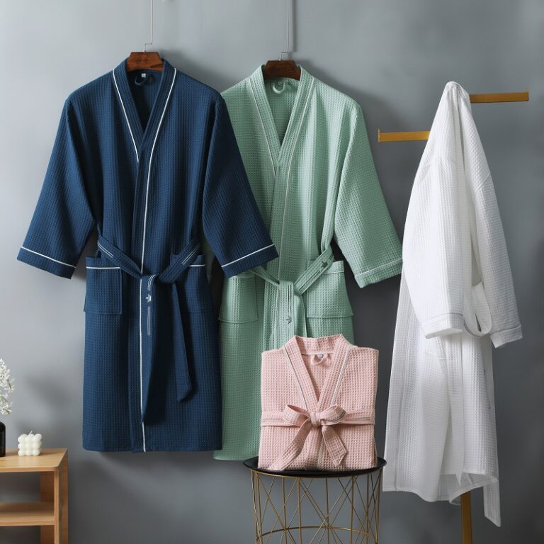 CHINEE-5-Star-Luxury-100-Cotton-Bathrobe-Super-Soft-Fluffy-Sleepwear-Custom-Logo-Elegant-White-Terry-Hotel-Robe