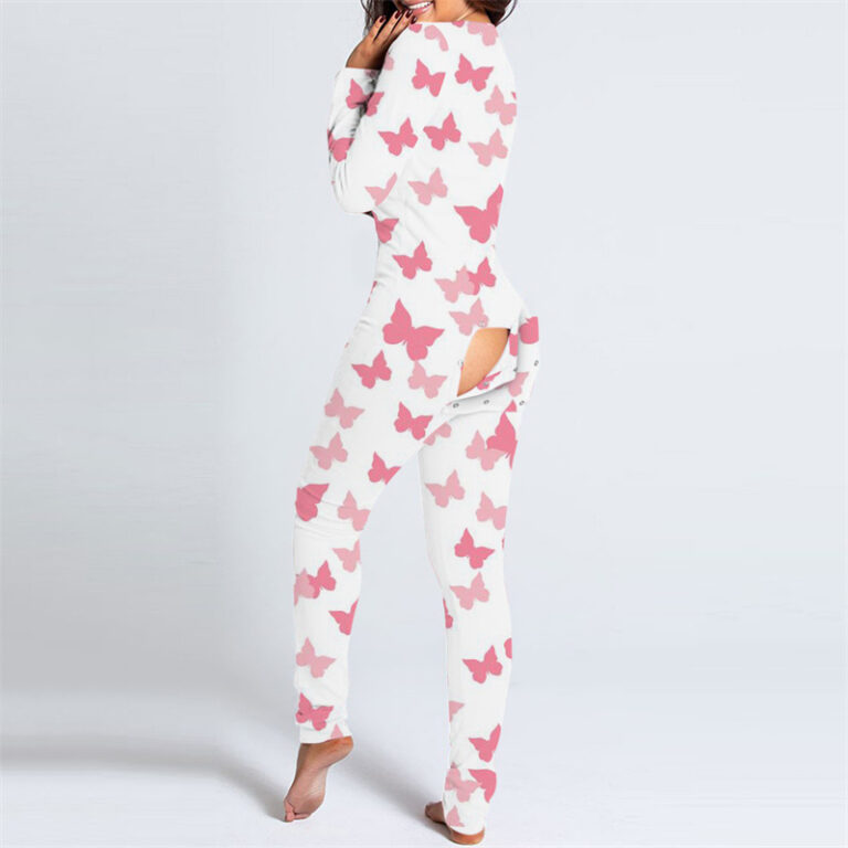 CHINEE-Adult-Plus-Size-Plain-Organic-Cotton-onesies-Butt-Flap-Pajamas-Custom-logo-Adult-Designer-Onesie-for-Women