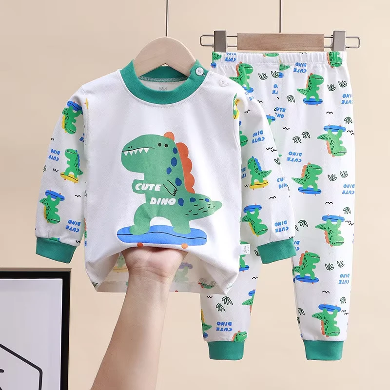 CHINEE Baby Clothes Cotton Toddler Boys Girls Sleepwear Pjs 2 Pcs Set Kids Pajamas Sets