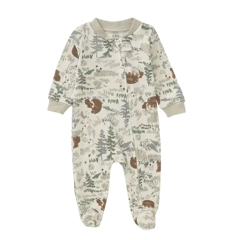 CHINEE-Baby-Infant-Kid-Clothing-Prints-Cotton-Baby-Rompers-Onesie-Jumpsuit-Pajamas-Sleepwear