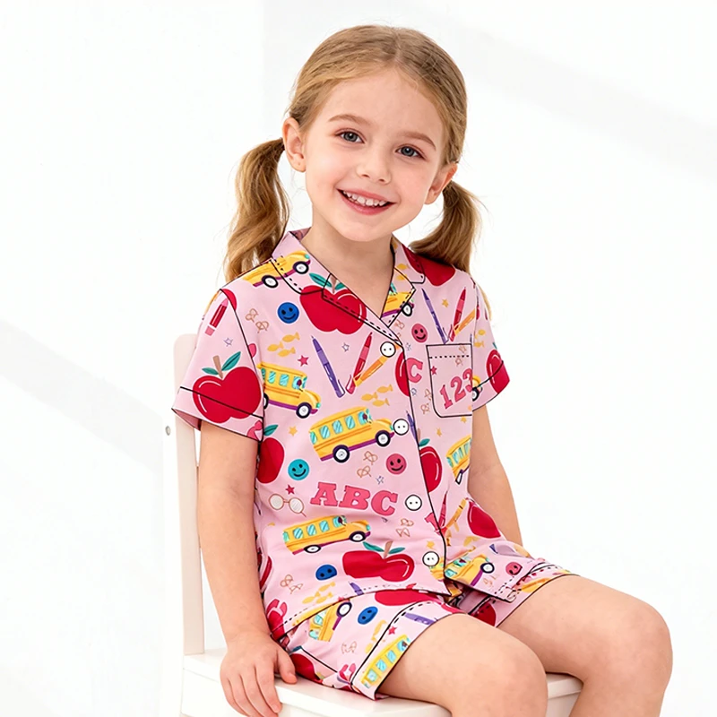CHINEE Baby Kids Rompers Sets Toddler Girls Bamboo Pajamas Eco friendly Onesie for Newborns Jumpsuits Pjs