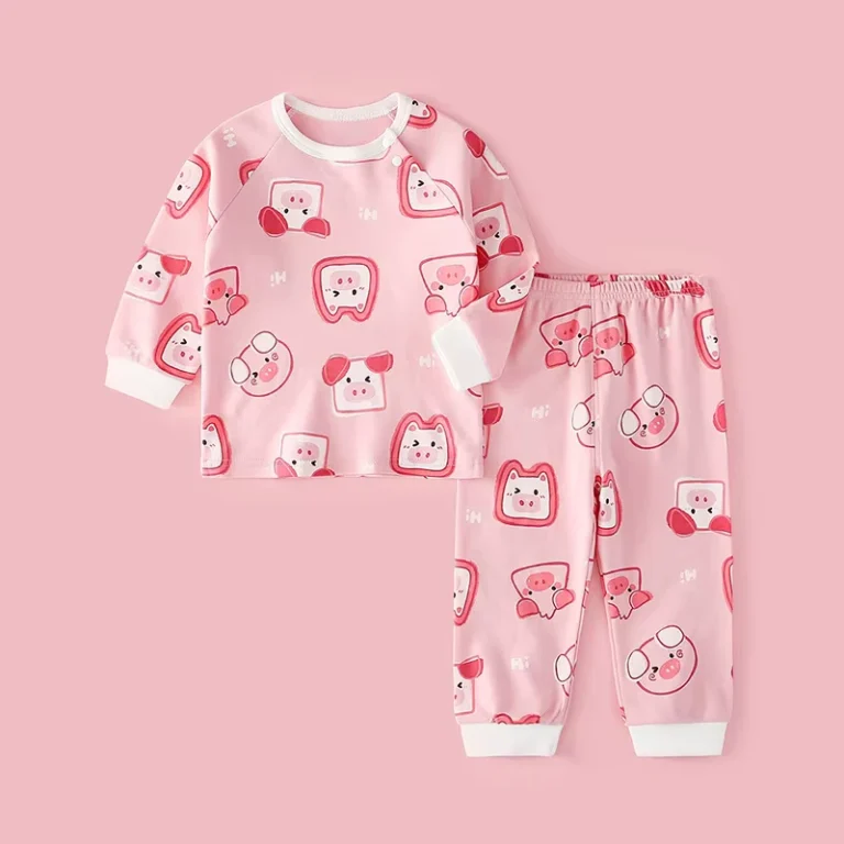 CHINEE-Baby-New-Cartoon-Cute-Kidss-Pajamas-Set-Spring-and-Fall-Long-Sleeve-Pants-Nightgown-Kids-Gift