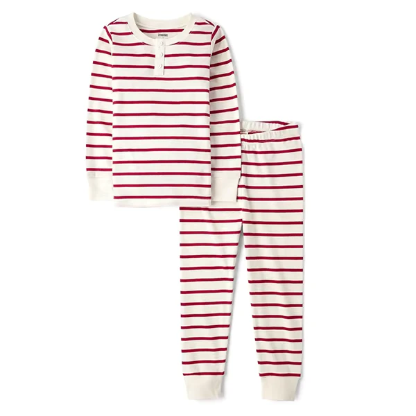CHINEE Baby Pajama Set Long Sleeve Top and Pants Custom Design Kids Pajama Set 2pcs