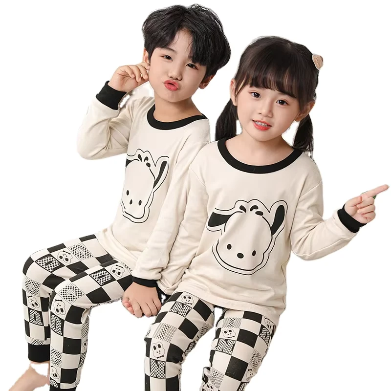 CHINEE Baby Pajamas Sleepwear Professional Manufacturer Cute Animal Cartoon Print Comfortable Cotton Sleepwear Kids Pajamas Sets