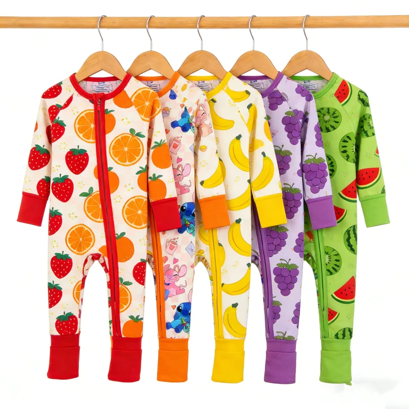 CHINEE Baby Zippy Romper Kids Sleepwear Collection ODM Manufacturer Direct Fast Delivery Custom Pajama Night Set