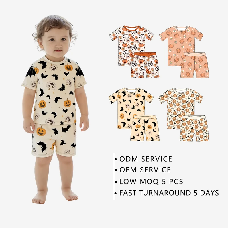 CHINEE Bamboo Baby Clothes Short Sleeve Romper Bodysuit Newborn Baby Clothing Kids Clothes Children's Clothing Sets Bamboo Pajamas