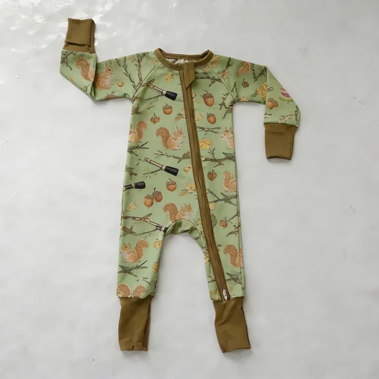 CHINEE-Bamboo-Baby-Zippy-Footed-Sleeper-Romper-Low-MOQ-Kids-Pajamas-ODM-OEM-Custom-Print-Bamboo-Baby-Romper