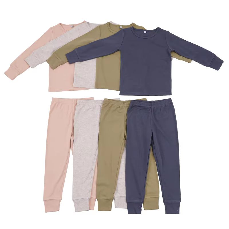 CHINEE Bamboo Cotton Kids Pajamas Toddler Clothes Set Customize Kids Sleep Wear Set Child Toddler Pyjamas Kids Loungewear