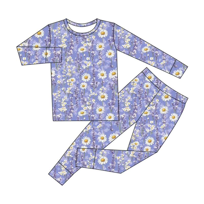 CHINEE Bamboo Pajama 2 Piece Set for Toddler Boys & Girls Baby Kids