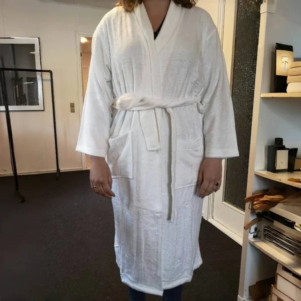 CHINEE Bathrobe Bamboo Fabric Custom Bath Robes Adult Organic Bamboo Bathrobe Embroidered