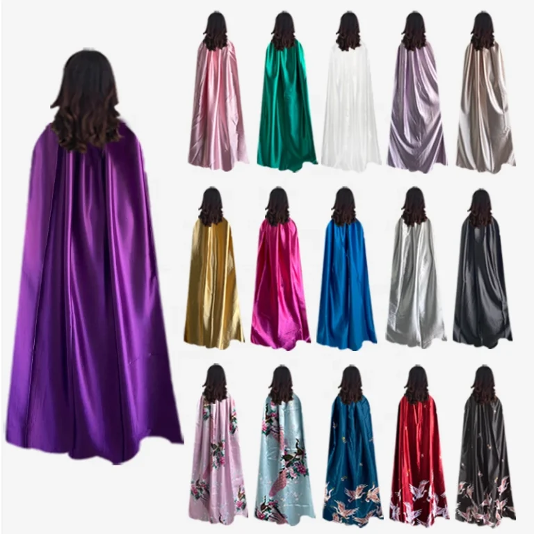 CHINEE-Beauty-Salon-Luxury-Bathrobe-Cloak-for-Women-Steam-Satin-Robes-Steaming-V-Gown-Embroidery-Logo-Silk-Yoni-Steam-Gowns