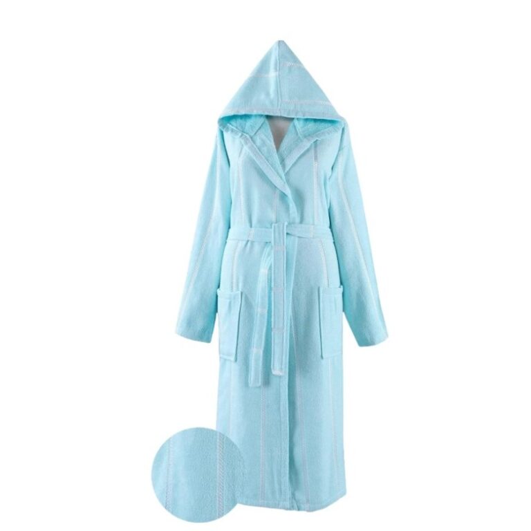 CHINEE-Bedding-World-Single-Bathrobe-in-Mint-Cotton-Bedding-Fabric
