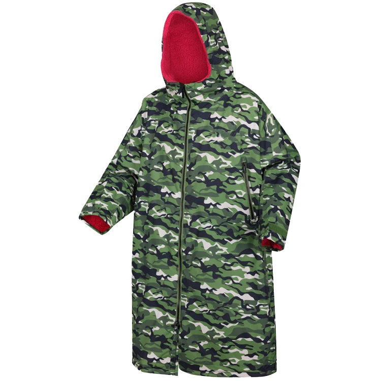 CHINEE Best Hooded Poncho Changing Robe for Outdoor Swimmers High Quality Soft Beach Towel Custom Logo Digital for Diving Warm Up
