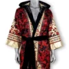 CHINEE Best Quality Custom Design Comfortable Breathable Satin Silk Robe Boxing Hood Robe Custom Made Martial Arts Wear
