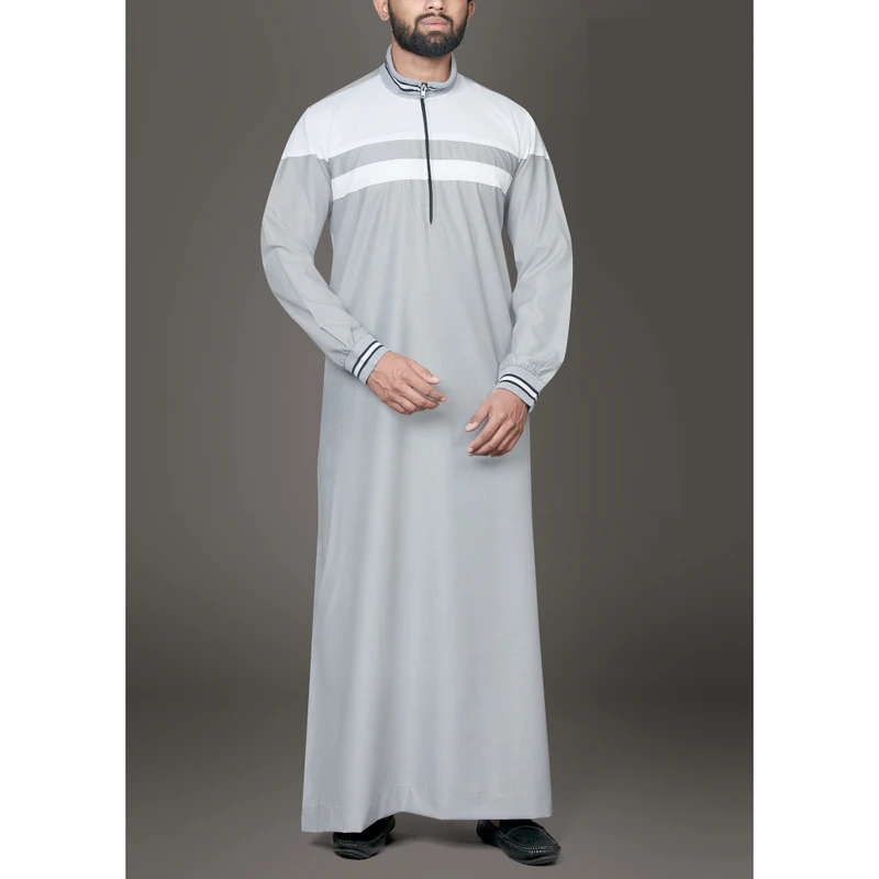 CHINEE Best Selling Men's Thobe and Abaya Casual Long Dresses with Breathable Fabric Exporters' Sale
