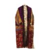 CHINEE Bohemian Spring Summer Wear Silk Kimono Robe Ethnic Stylish V neck Drawstring Closure Long Sleeved Elegant Daily Life Soft