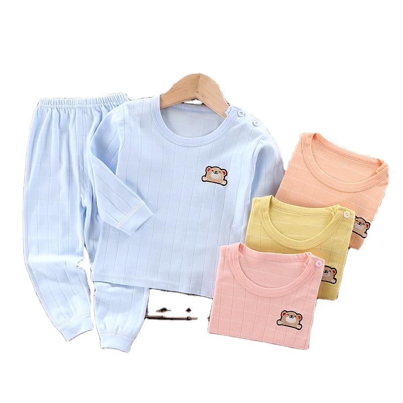 CHINEE Boys Pajamas Sets 2Pcs Top and Pants with Fun Animal Pattern 100% Cotton Infant & Toddler Clothes