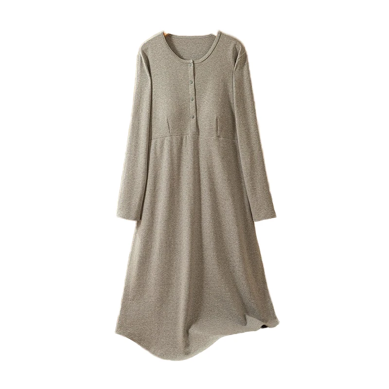 CHINEE Bra Free Nightdress Breast feeding Pajamas Postpartum Home Dress Maternity Room Maternity Dress