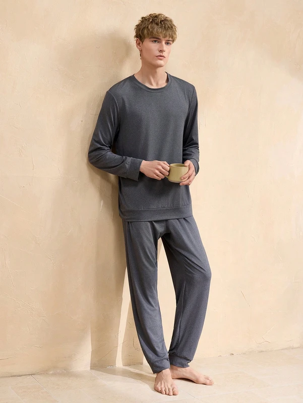 CHINEE Breathable Customized Pattern Casual Men's Night Pajamas