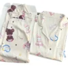 CHINEE Cartoon Fashionable Casual Pajamas for Ladies Comfortable Satin Loungewear Suit Women's Home Clothes Pajama Set