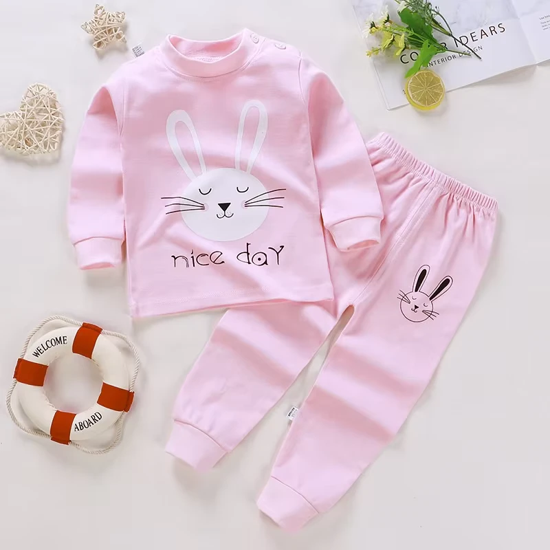 CHINEE Children Boys Cotton Cute Patterns Cute Baby Pajamas Boys and Girls