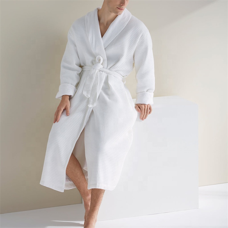 CHINEE China Direct Thermal Winter Luxury Plus Size Waffle Spa Kimono Robe Breathable Soft Lightweight 5 Star Hotel Resort