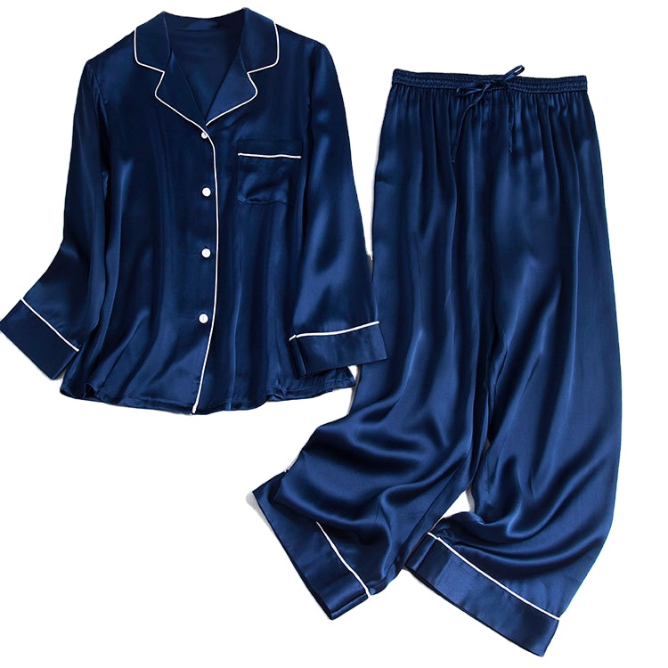 CHINEE China Luxury Ladies Designs Natural Healthy Wearing Silk Pajama Sets Women