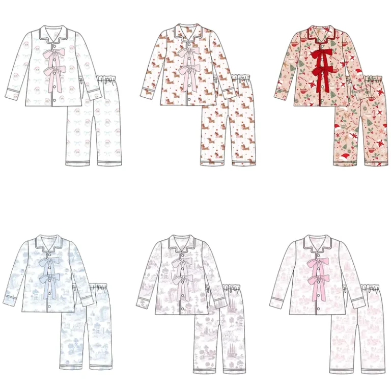 CHINEE-Christmas-Family-Matching-Pyjamas-Set-Custom-Print-Girls-Pajamas-Kids-Clothing-for-Holiday-Christmas-Pyjamas-Girls-Clothing
