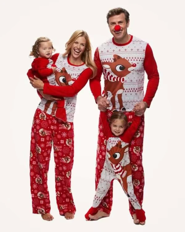 CHINEE Christmas Pajamas Family Customized Pajama Matching Family Pyjamas Sets Cotton Women Christmas Sleepwear