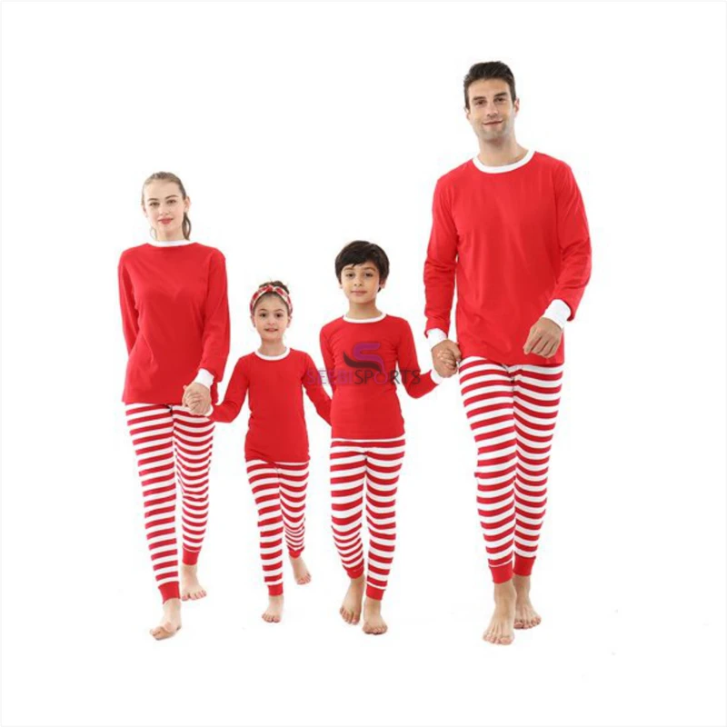 CHINEE Christmas Pajamas Sleepwear Parent child Suit Home Wear Christmas Matching Family Pajamas
