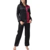 CHINEE Comfortable Women's Sleepwear Lounge Wear Nightgowns 2 Pieces Plus Size Solid Polyester Spandex Soft Breathable Summer